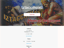 Tablet Screenshot of iztaccihuatlphiladelphia.com